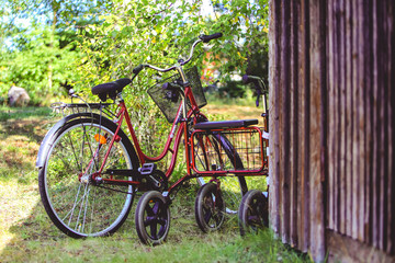 Fototapeta premium Senior parking place at summer fair