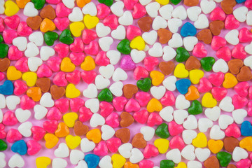 Fototapeta na wymiar sprinkles background, sugar sprinkle dots, decoration for cake and bakery
