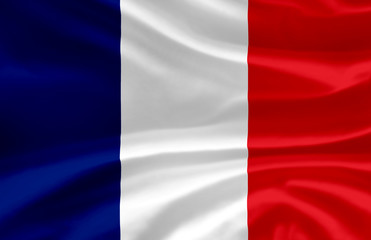France waving flag illustration.