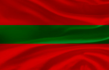 Transnistria waving flag illustration.