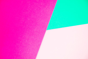 colorful of pink and blue paper background