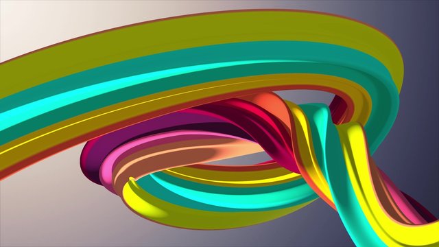 Soft colors 3D rendering curved marshmallow candy abstract shape illustration background new quality universal colorful joyful 4k stock image