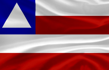 Bahia waving flag illustration.