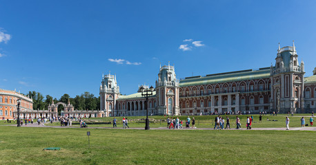 Great Tsaritsyn Palace in museum-reserve Tsaritsyno in Moscow