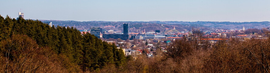 Panorama of Vilnius