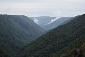 Fototapeta premium Valley and Mountains