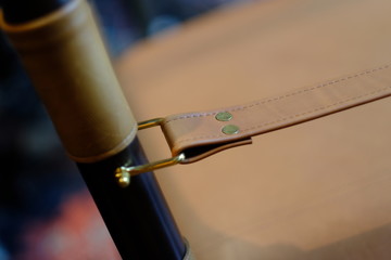 Closeup of Leather Buckle