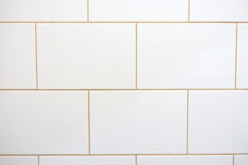 Naklejka premium white brick wall and floor
