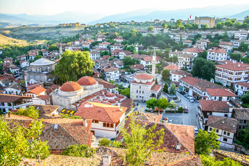 Fototapeta premium aerial view of the old city