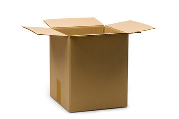 brown cardboard box