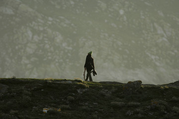 Obraz premium girl on the beach 