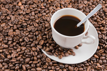 aroma of fresh coffee beans background