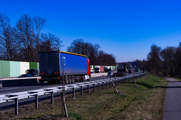 Autobahn A 40 in Dortmund-somborn