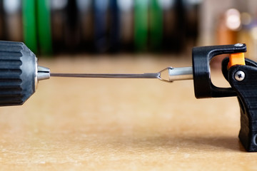 Electronic cigarette. The process of making coils for the atomizer of wire.
