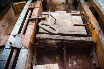 Old abandoned metallurgical plant