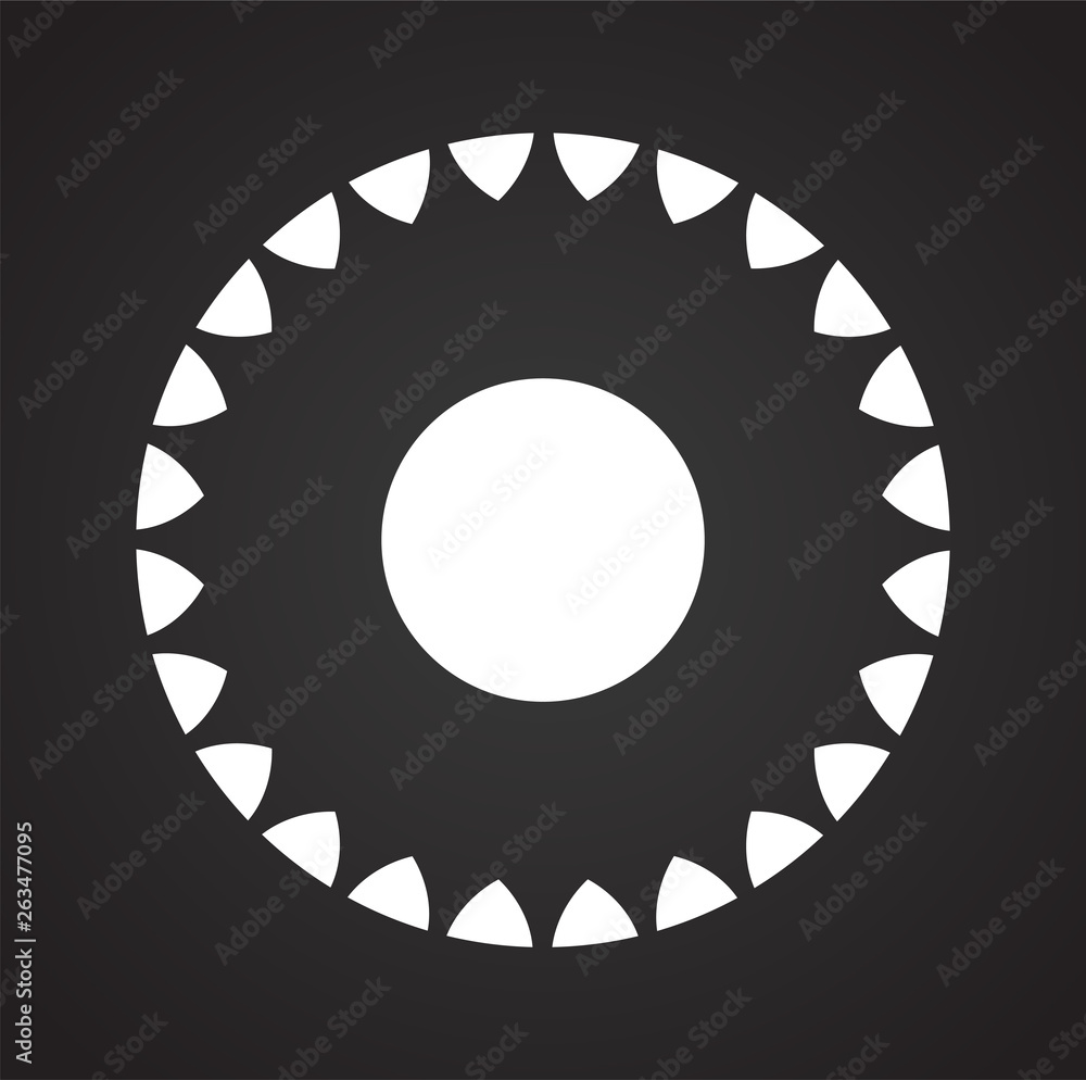Poster sun icon on background for graphic and web design. simple vector sign. internet concept symbol for w