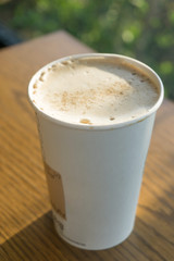 紙コップホットコーヒー 