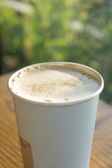紙コップホットコーヒー 