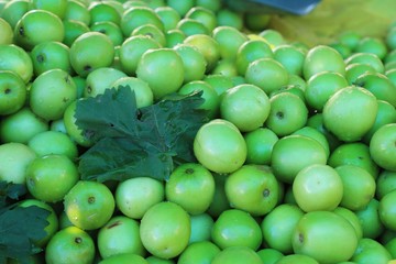 green apple fruit delicious at street food