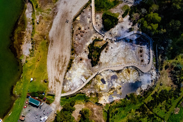 Die Azoren aus der Luft - Sao Miguel - Heisse Quellen, Gärten, Sen und Landschaften aus der Luft 