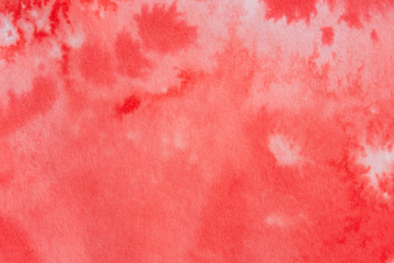 Fototapeta premium red watercolor pastel painted on paper background texture