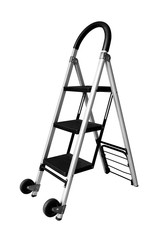 ladder isolated on white