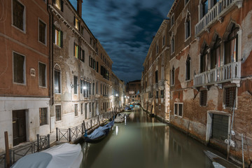 dark night in Venice