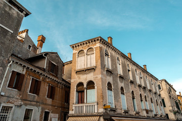 morning buildings in Venice