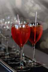 Aperol spritz cocktail