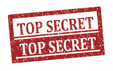 Rubber stamp Top Secret