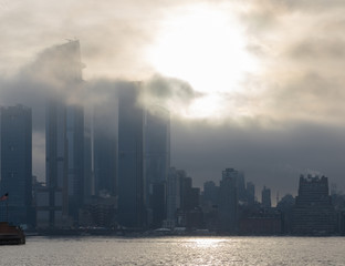 Misty New York Morning | View Across The Hudson | New York | USA