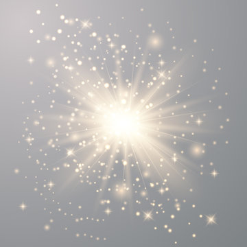 Glow light effect.