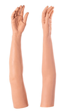 group silicone prosthesis hands, medicine pink implants