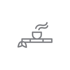 pipe of peace outline icon. Elements of smoking activities illustration icon. Signs and symbols can be used for web, logo, mobile app, UI, UX