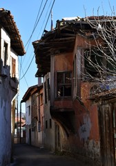 Old house (fragment).Kula.Turkey.