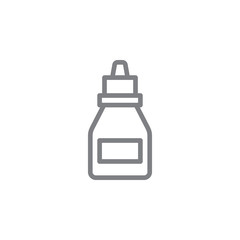 oil for electronic cigarette outline icon. Elements of smoking activities illustration icon. Signs and symbols can be used for web, logo, mobile app, UI, UX