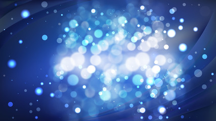Abstract Black and Blue Blurred Lights Background Vector © stockgraphicdesigns