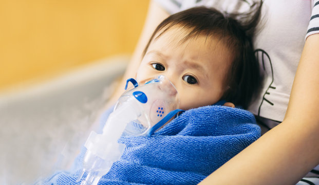 child who got sick by a chest infection after a cold or the flu that has trouble breathing and prolonged cough.A symptom of asthma or pneumonia cause by respiratory syncytial virus.