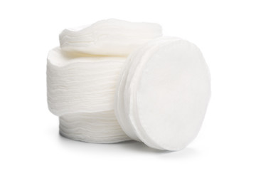 Cotton swabs isolated on a white background