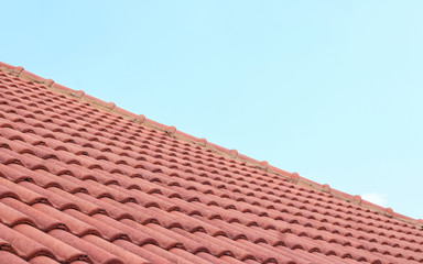 roof tiles and sky sunlight 