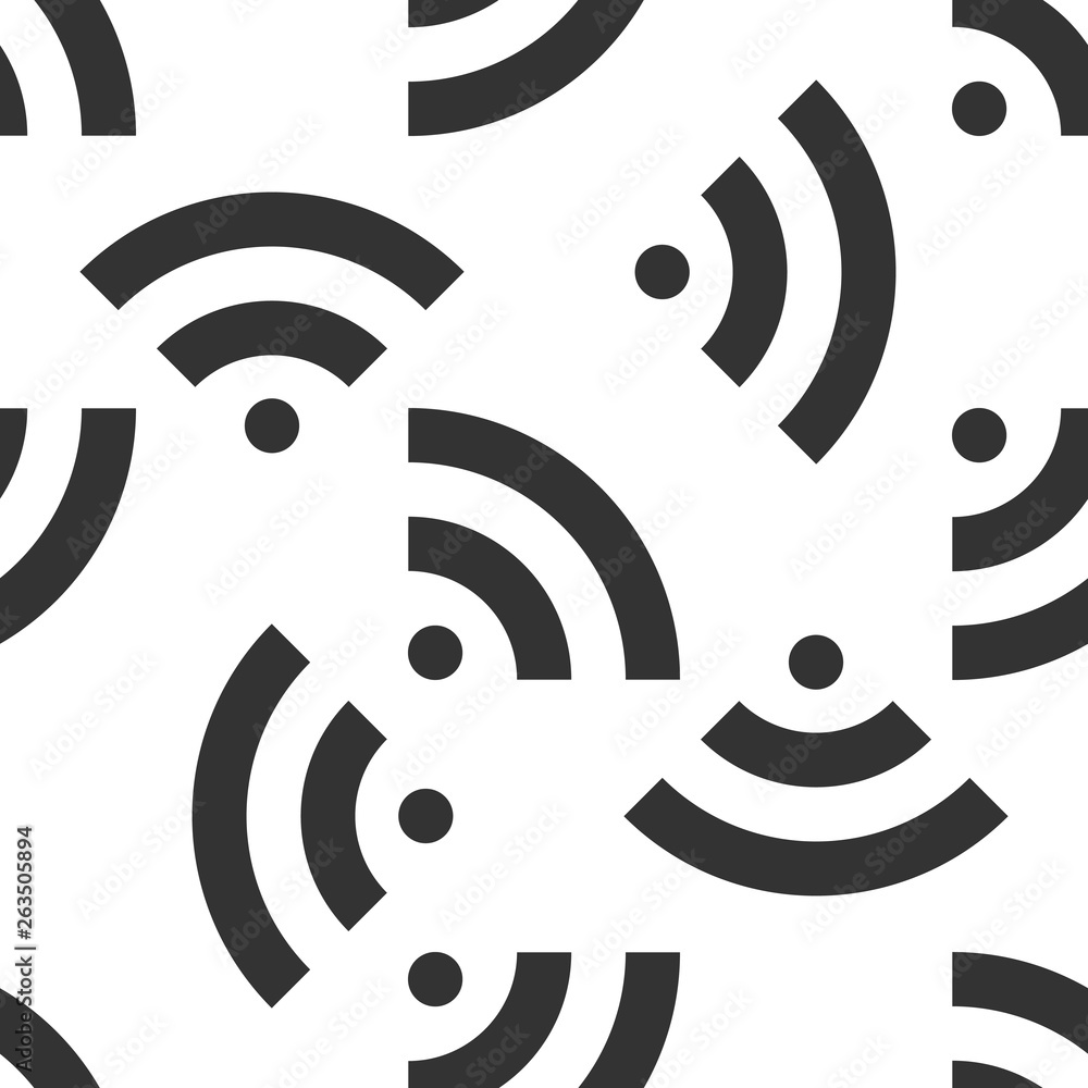 Poster rss icon isolated seamless pattern on white background. radio signal. rss feed symbol. flat design. 
