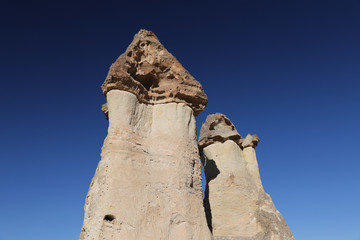 Rock Formations in Pasabag Monks Valley, Cappadocia, Nevsehir, Turkey
