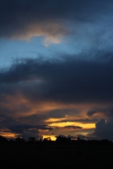 sky with clouds