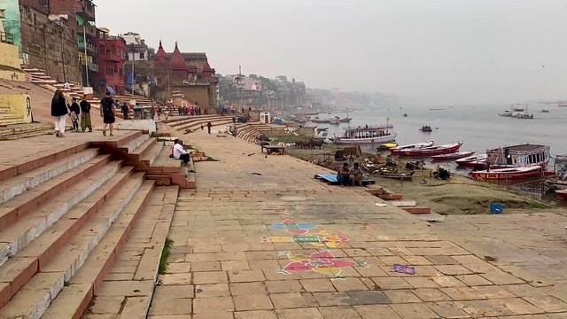March 2019, India, banks of river Ganga, timelapse footage, tc01