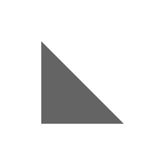 geometric figures, right icon. Elements of geometric figures illustration icon. Signs and symbols can be used for web, logo, mobile app, UI, UX