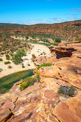 hiking natures window loop trail, kalbarri national park, western australia 118