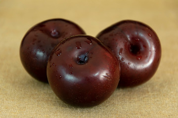 Still life of fruit.