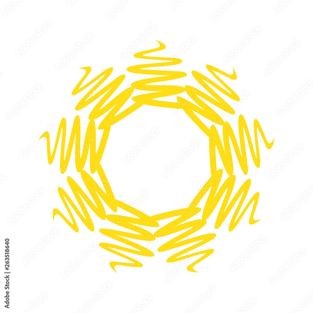 Poster sun icon on background for graphic and web design. simple vector sign. internet concept symbol for w