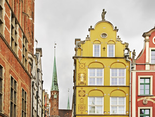 View of old Gdansk. Poland 