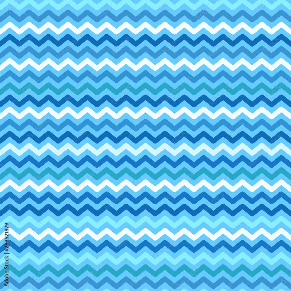 Poster color wave seamless pattern